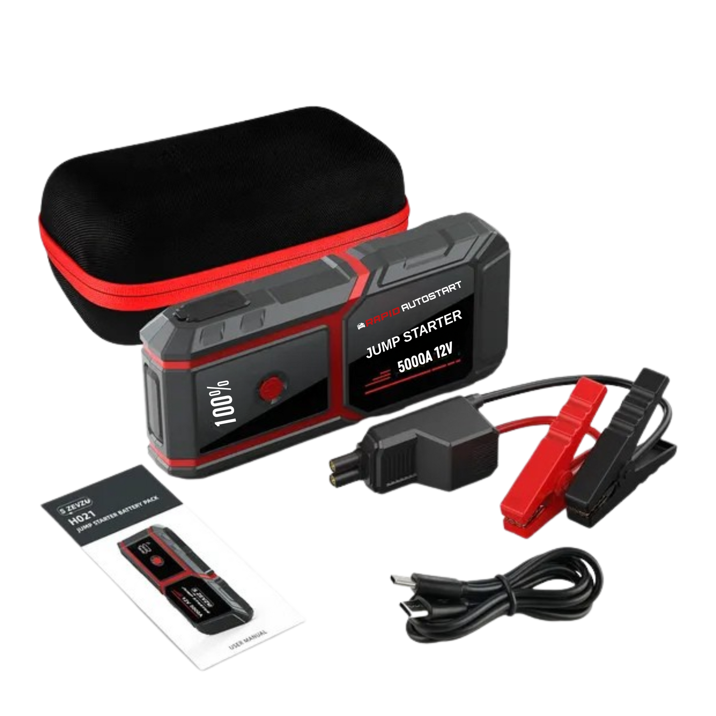 Rapid Auto Start Portable 5000A Battery Starter