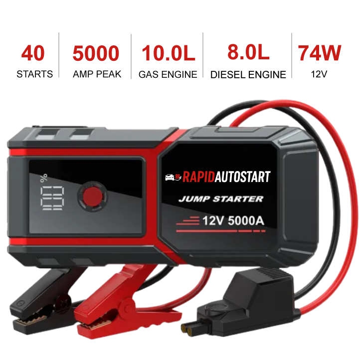 Rapid Auto Start Portable 5000A Battery Starter
