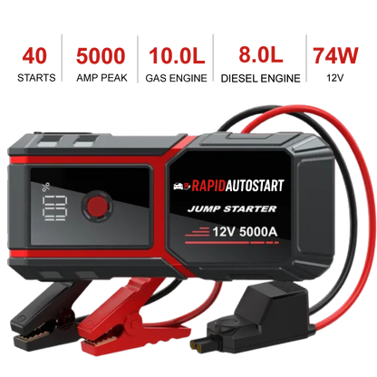 Rapid Auto Start Portable 5000A Battery Starter